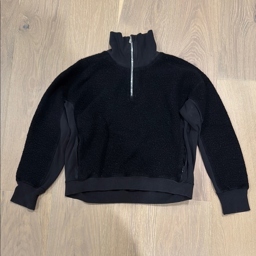 lululemon athletica Black Half-Zip Sweatshirt